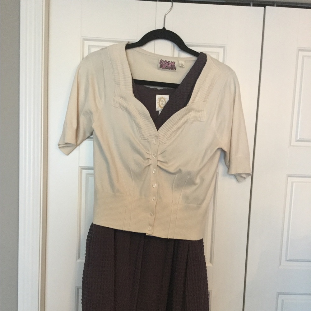 Anthropologie Rosie Niera cropped cardigan large